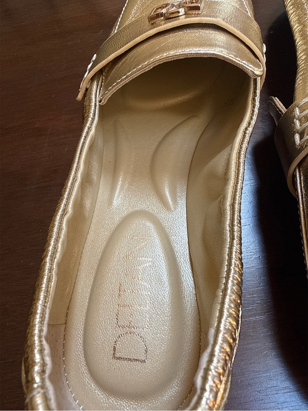 Deltan James Gold Loafers - Picture 6 of 6